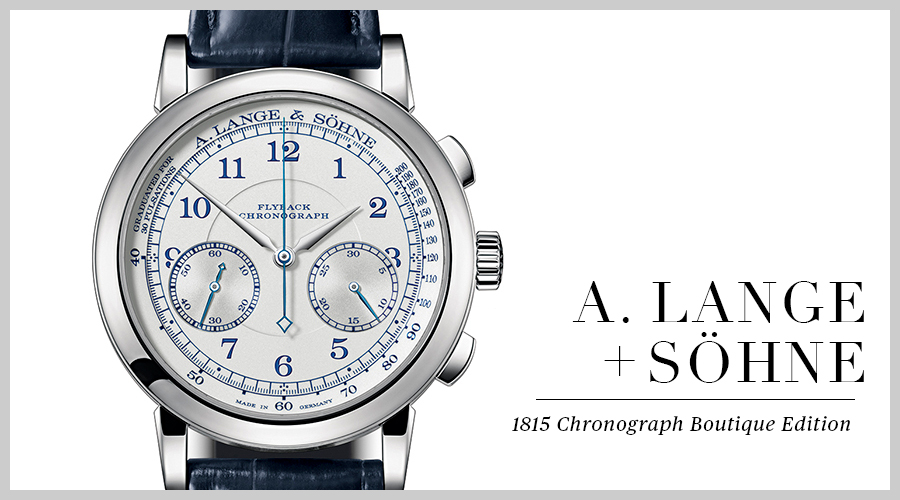 A Lange Sohne 1815 Chronograph Boutique Edition