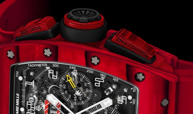 Replica Richard Mille RM 011 RED TPT Quartz Watch