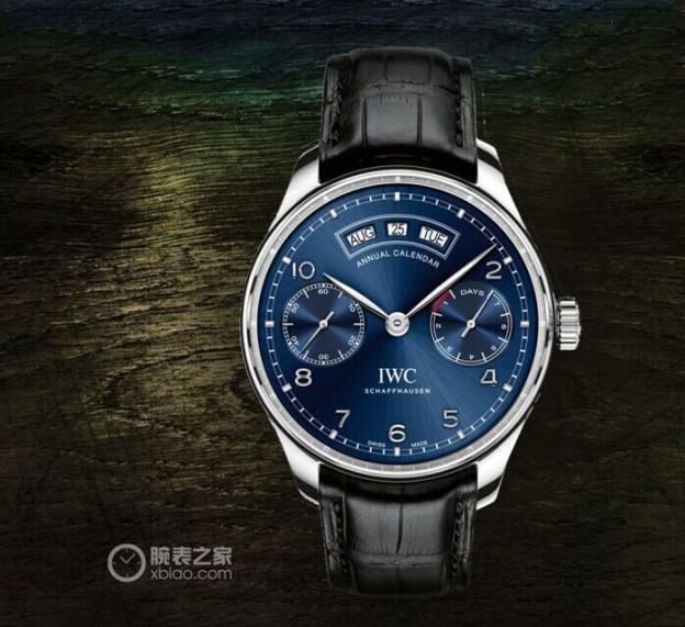 Tasting IWC replica Portuguese Series calendar steel replica watches