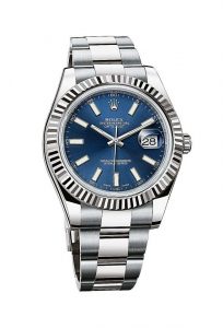 The Datejust II is available with many different dials, but only with an Oyster bracelet.