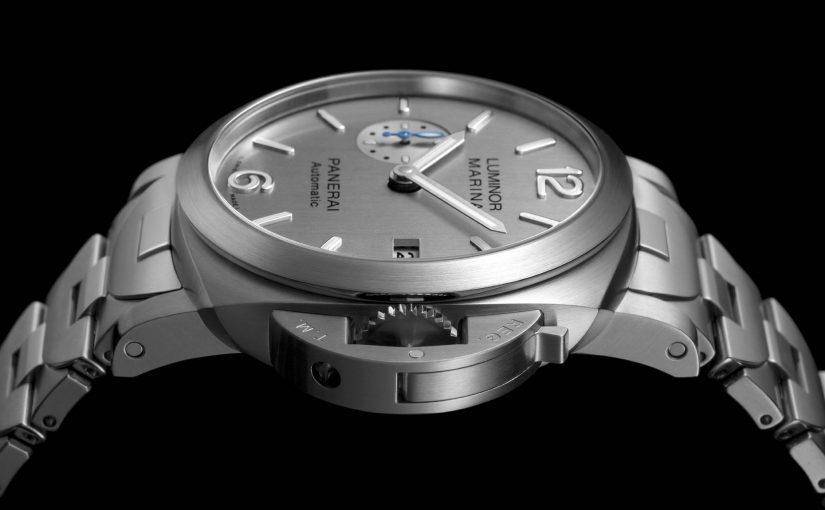 Replica Panerai Luminor Marina with Metal Bracelet and New Silver-Coloured Dial