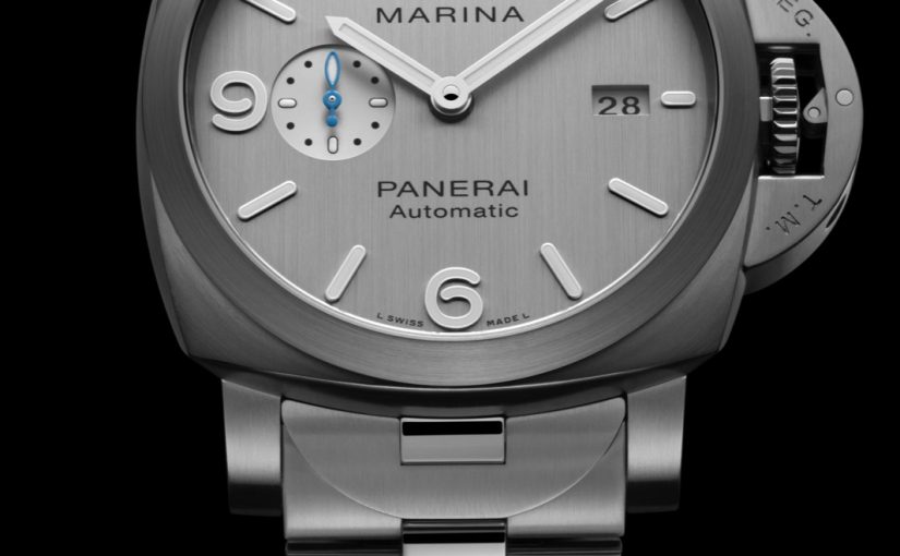 Panerai Luminor Marina Replica Watches with silver dial