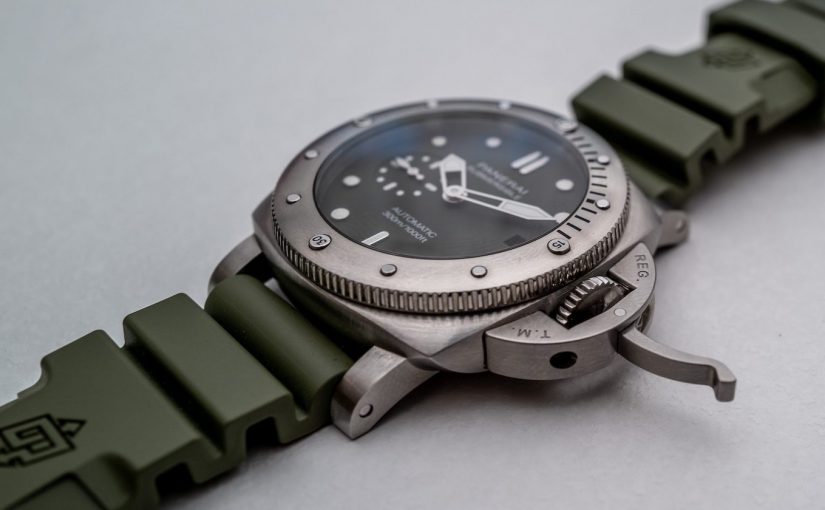 Panerai Submersible 42mm Green-Dial Replica Watch